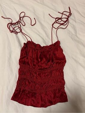 Reformation Red Tank Top